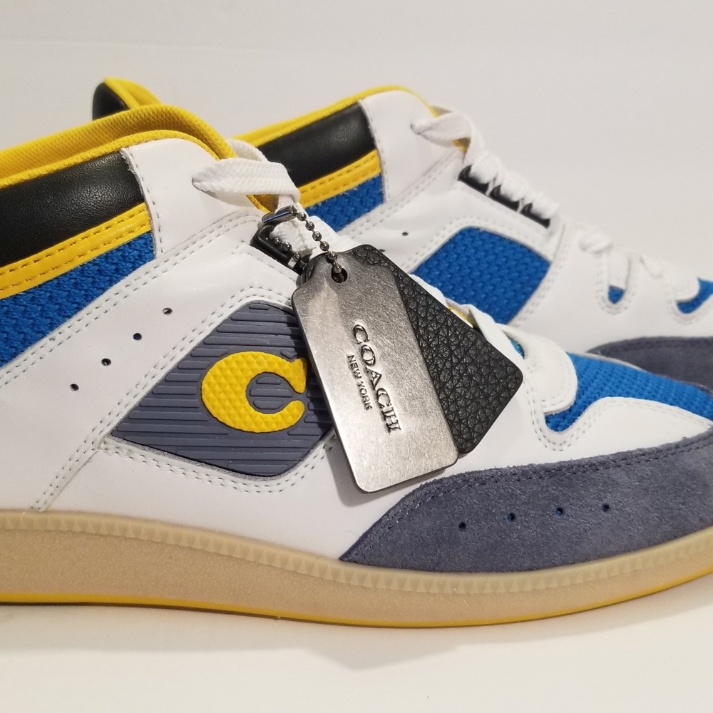 Coach CitySole Mid Top Sneaker Shoes Adult Size 8 (Like New)